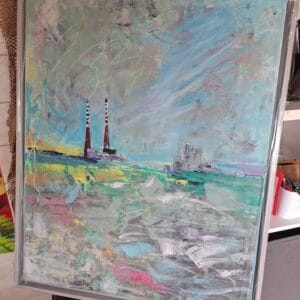 Poolbeg-in-a-foggy-day-60×90-cm