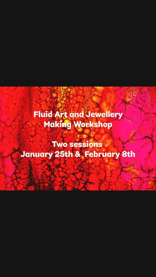 1st session. After learning tricks and techniques, you will create your own pouring acrylics artwork on canvas. We leave it to dry till next class.2nd session. You will work on the jewellery pieces based on the artwork you created. You can create a pendant, earrings or a set! All supplies are provided.The total course of the workshop is €130, The Art Cabin students avail of €10 discount.I owe piece of Gwens jewellery @cabinartstudio , it is such a good quality, I can't believe it ( yet I am very picky with earrings 😄) beautiful and very good for sensitive skin.Participating too, and can't wait!
Sundays 25th Jan & 8th February 3 pm at The Art Cabin
Refreshments and treats are provided 😍Please PM me to book, or book via www.theartcab.in , full prepayment.https://theartcab.in/series/sunday-workshops/?v=181bdbf3fbc4#artclassesdublin #artcoursesdublin #artsouthdublin #jewellerymakingdublin