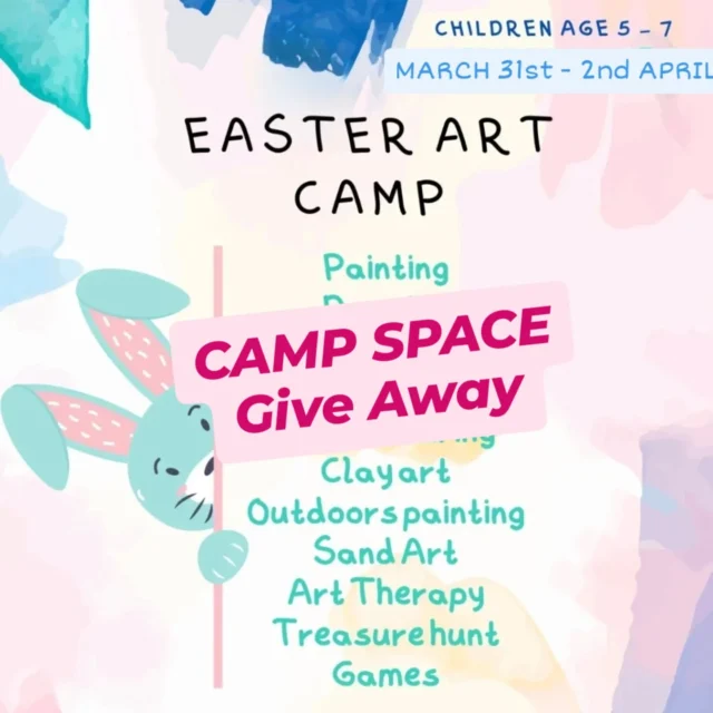 🐣 Easter art camp space give away! 3 days creativity boost with activities and games children love. Not just a regular camp, but an adventure... Children 5 to 7 y.o.To get the price please:
💛 Like the post
💛 Tag an arty friend in a comment
💛 Both follow The Art Cabin @katsartcabinThe winner will be randomply picked by the Instagram picker tool on the 5th of February!
Winner gets the free space and friend €15 of a discount for any classes, cdmps or workshops.The camp is at The Art Cabin or in a rented amenities nearby.Good luck!#summercampsdublin #artsummercamp #artschooldublin #artcamps #demonhuntersart