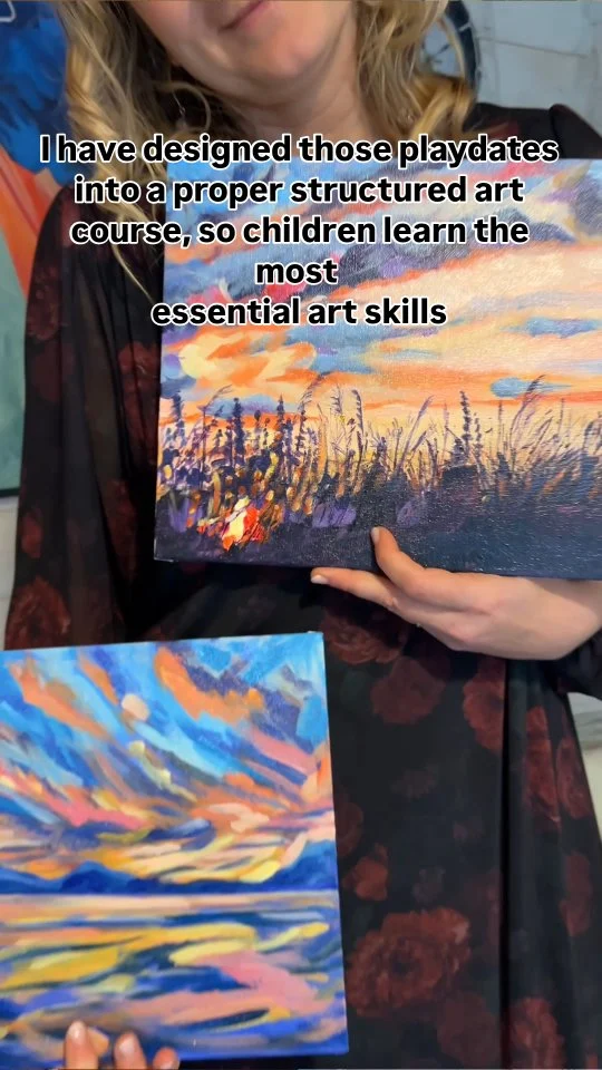 How my business started... still hard to call it a business... it never started as a planned commercial project, and this word still doesn't feel right... 😬 Is that too bad? (Sorry LEO 😅😶)I have to admit the business side to cover expenditure and my work... but It was / is love. And only getting stronger with years ❤️‍🔥Wise people say don't het too attached to one identity, but if I get this is for the rest of my life... one happy woman 😄#artforkidsdublin
#artschooldublin
#artclassesdublin
#theartcabin
#artskillsforkids