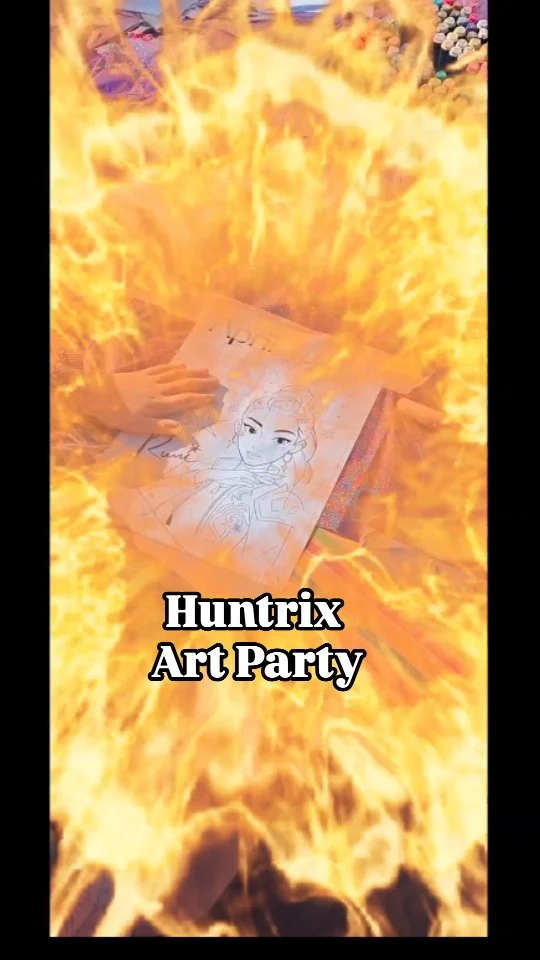 Huntrix themed Art Birthday for Molly with a treasure hunt & active games 💰🤠🥳Happy Birthday Molly! 🥰Still got a few slots free in May if you are thinking that is something your child might like...#artparty
#artforkids
#creativeparty
#huntrixpartydublin
#artpartydublin
