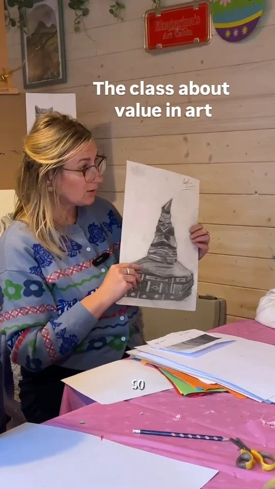 The class for children 9+
Key aspects of value in art or how to make a realistic drawing or painting 😎#artclassesforchildrendublin #artforkidsdublin #artschoolindublin #artsouthdublin