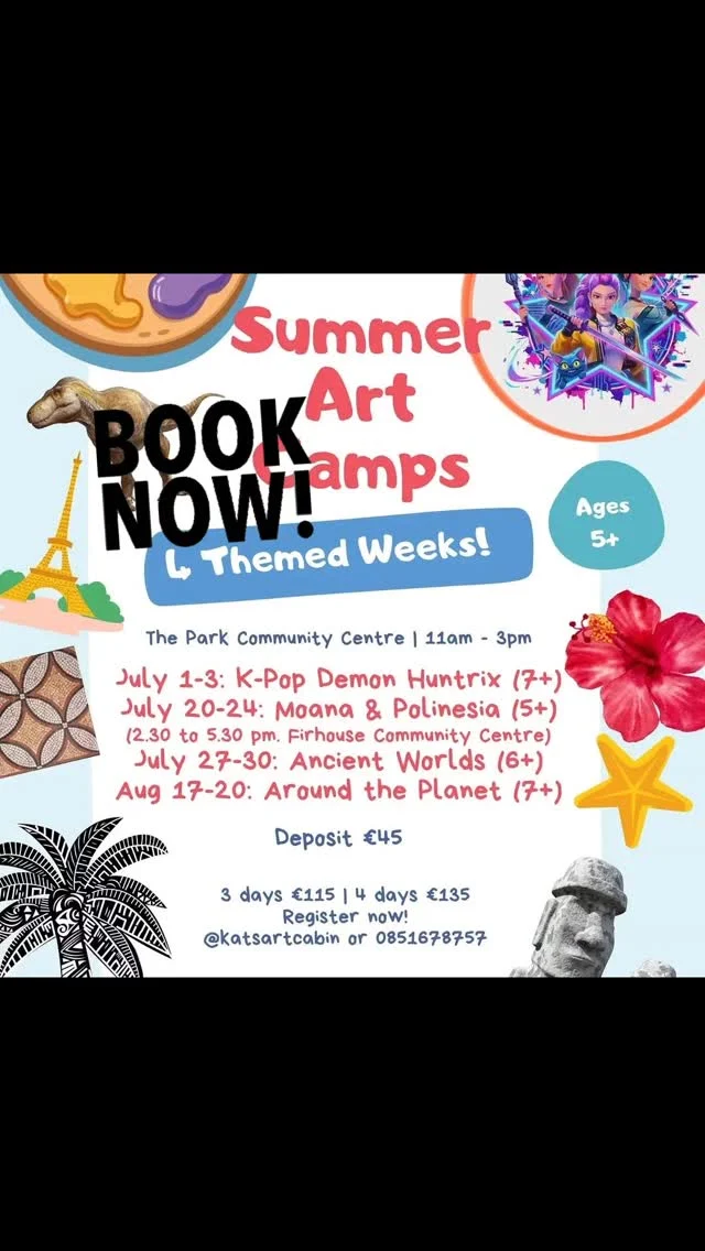 Limited places available! ☺️#artcampsdublin
#artcampssouthdublin
#artforkidsdublin