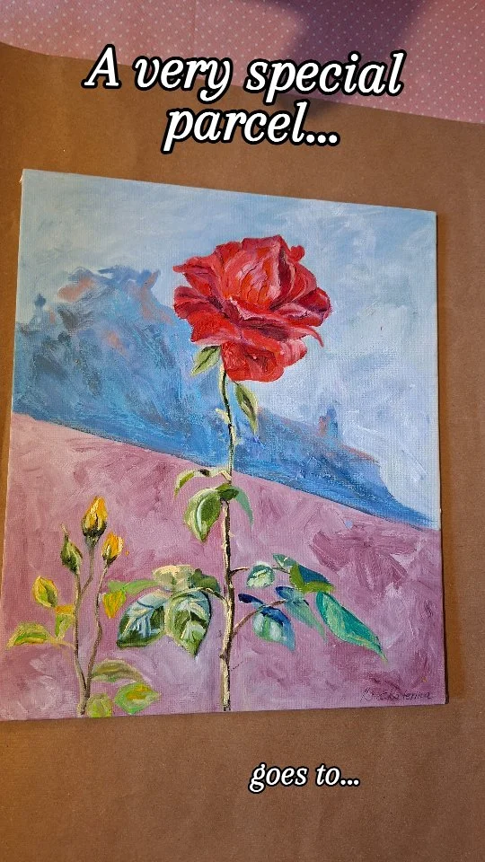 "Firhouse Rose". Oil. Was admiring it every time collecting my  son from school. Such a stunning flower queen.
The rose seemed so content, cherished, looked after and just blooming 😍 for such a long time!!
Never met the owners, but definitely gardening is their big passion and artistry. Today going to deliver this to them so they could keep this beauty forever!It made me and others a bit happier every day...#flowersinoil
#firhouserose
#specıalgift
#rosepainting
#artclassesdublin