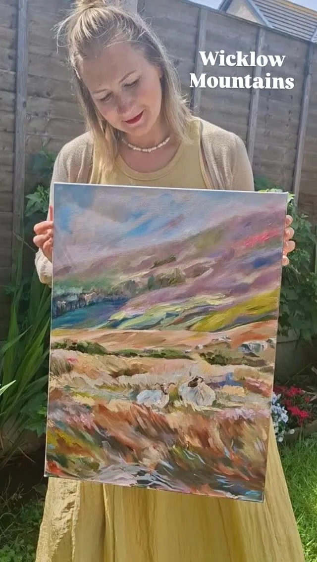 A new piece with one of my favourite places on planet
Oil, 40 × 60 cm#wicklowmountains #wicklow #oilart #arttherapy #artcabin