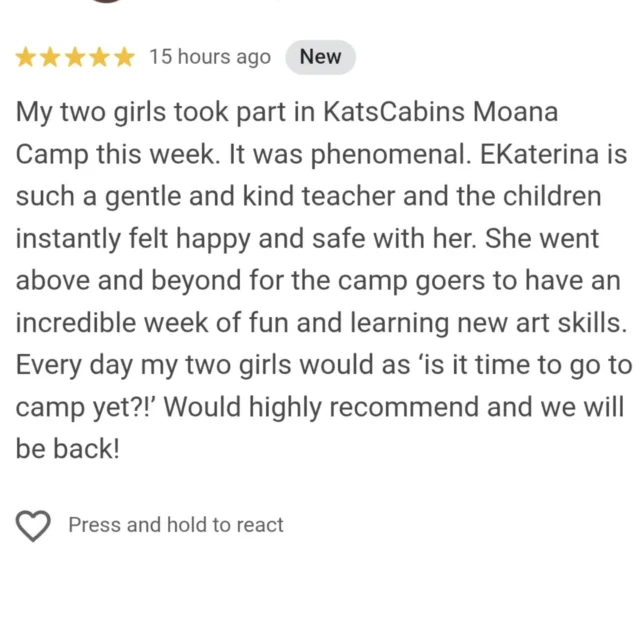 thank you for your wonderful reviews ❤️ I deeply appreciate them 🙏#realtestimonials #artschooldublin #artclassesdublin #artcampsdublin #artforkidsdublin