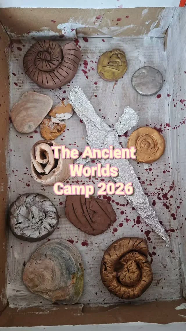 From Paleolithic to Vikings!4 days full of history in a fun way. We learn so much from each other, and I was so impressed how much children know!! 🫶 Special thanks to @miminkstudios
for bringing back to life dinosaurs and the Book of Kells!!Not an ordinary camp but an adventure!#theartcabin #summercamp2026dublin #artcampsdublin