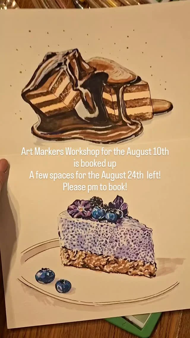 Art Markers are such a joy and no mess 😁
Such a fun way to learn the tonal modelling also
We are creating 3 vibrant artworks with children 8-11 yo in August!Join us 💞#artforkudsdublin
#artmarkersforchildren
#artclassesdublin